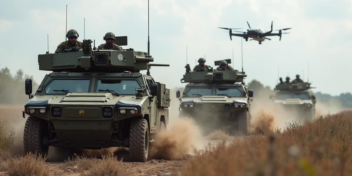 Modern Military Equipment in Operation